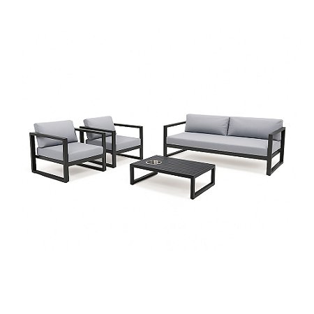 Conjunto de Sofá Bogarim com Mesa com Champanheira