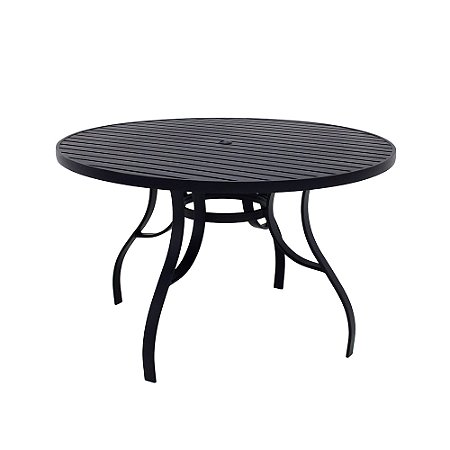 Mesa Ripada em Alumínio 1,40m de Diâmetro