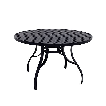 Mesa Ripada em Alumínio 1,30m de Diâmetro