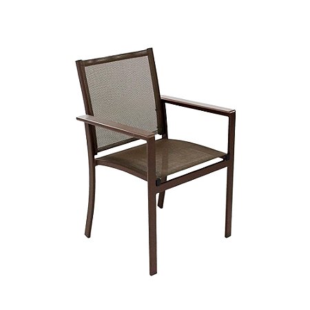 Poltrona Perpétua em Tela Sling e Alumínio Sem Madeira