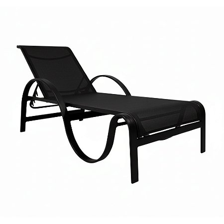 Espreguiçadeira Lótus Ondulada em Tela Sling