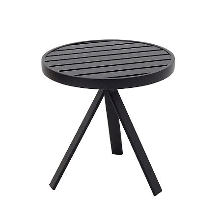 Mesa Lateral Lótus Com Tampo Ripado