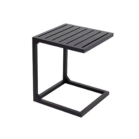 Mesa Lateral "C" Com Tampo Ripado