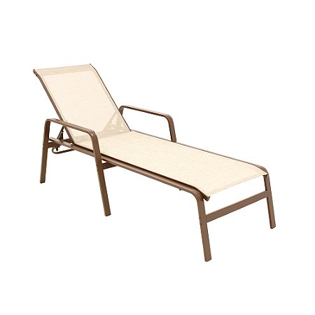 Espreguiçadeira Lótus Premium em Tela Sling