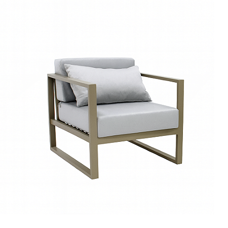 Poltrona Bogarim em Alumínio