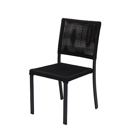 Cadeira Trevo em Corda náutica e Alumínio