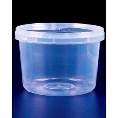 100 Unid Pote Redondo Tampa Lacre 500ml Freezer e Microondas marca Plast Pack®
