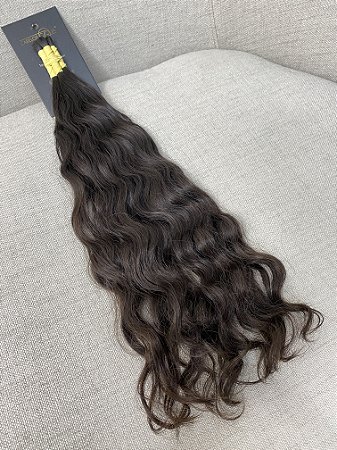 Cabelo Brasileiro do Sul Ondulado Castanho Claro 50cm 76g (PROMOÇÃO)