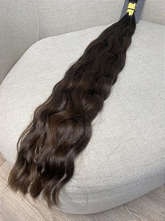 Cabelo Brasileiro do Sul Ondulado Loiro Natural 75cm 146g (OFERTA)