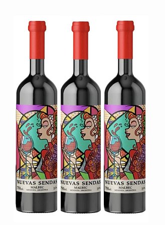 Promoção de Vinhos Tintos Argentinos | Trio de Nuevas Sendas Malbec | Maipu| Mendoza