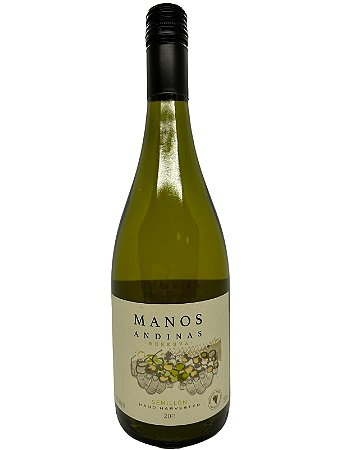 Vinho Branco Chileno Manos Andinas Semillón | Trasiego | Vale Central | Cachapoal