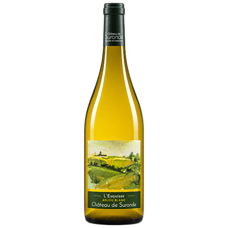 Vinho L’Esquisse de Suronde Anjou Blanc Chenin Blanc Chateau de Suronde Vale do Loire França