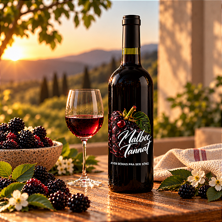Vinho Jovem Demais pra Ser Sério Malbec e Tannat Tinto por Alma Vinhos