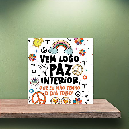 Azulejo Vem Logo Paz Interior