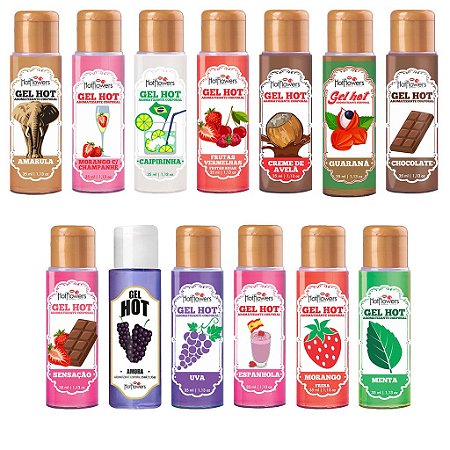 Gel Hot Aromatizante Corporal 35ml Hot Flowers