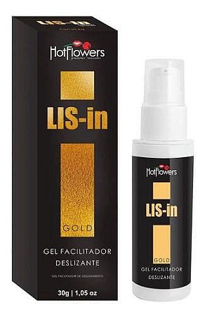 Lis-in Gold Lubrificante Anestésico Anal Extra Forte Hot Flowers