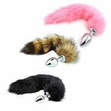 Plug Anal Calda Rabo de Raposa Tamanho E Cores Variadas