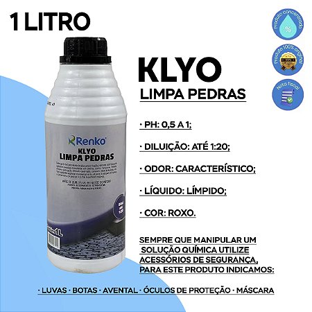 KLYO LIMPA PEDRAS 1L RENKO