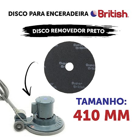 DISCO LIMPEZA PESADA REMOVEDOR PRETO SB 410 BRITISH