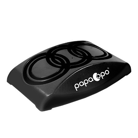 Base para lixeira para copo água/café Preto NOBRE