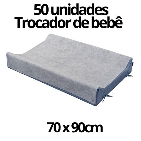 50 LENÇOL TNT PARA TROCADOR DE BEBE SEM ELASTICO 70 X 90cm