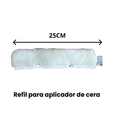Luva Para Aplicador De Cera Bralimpia 25 Cm Uso Profissional
