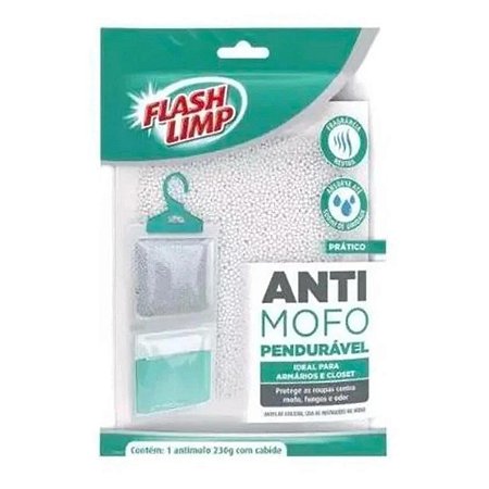 Anti Mofo Desumidificador Pendurável 230 Gramas Flashlimp