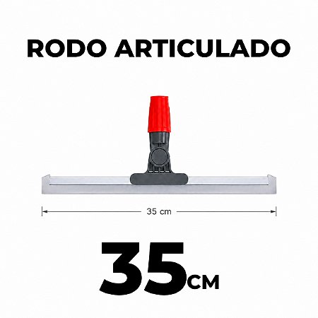 RODO ARTICULADO DE SILICONE SEM CABO 35CM SUPERPRO BETTANIN