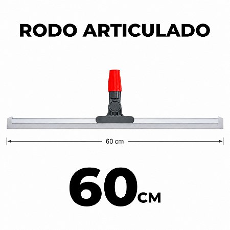 RODO ARTICULADO DE SILICONE SEM CABO 60 CM SUPERPRO BETTANIN