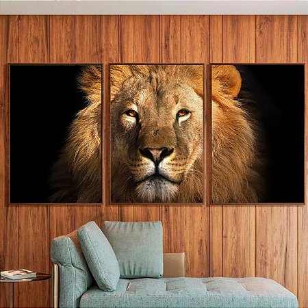Quadro Face de Leão