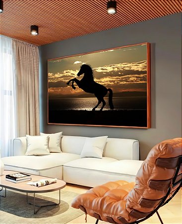 Quadro Cavalo Empinando