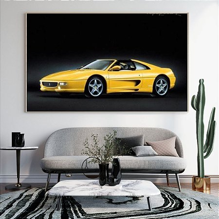 Quadro Ferrari F355 Amarelo