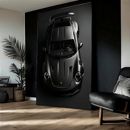 Quadro 911 Elegância em Preto Fosco