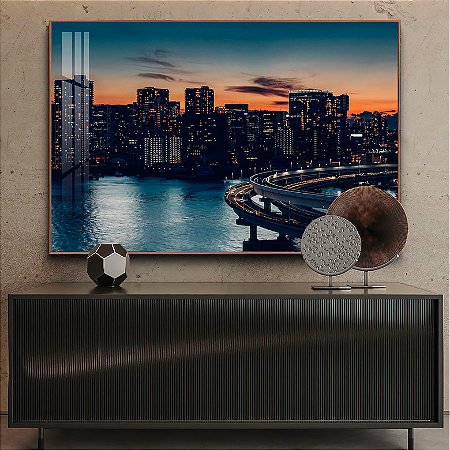 Quadro Entardecer Metropolitano