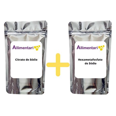 Citrato De Sódio 200 G + Hexametafosfato De Sódio 200 G