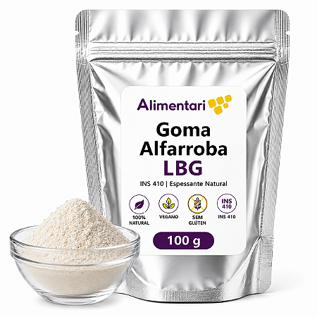 Goma Alfarroba Lbg 100g Ins 410 Espessante Alimentício