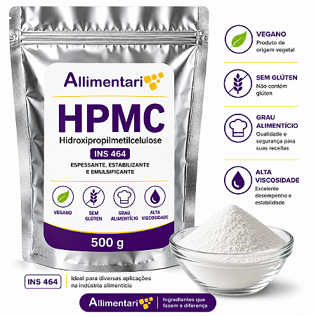 Hpmc Hidroxipropilmetilcelulose 500 g