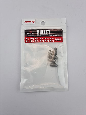 Chumbo Mury Bullet 3g - 10g 5 Unidades