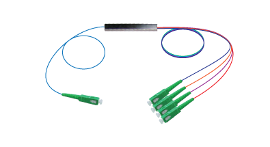 SPLITTER 1X4 SC APC SHL