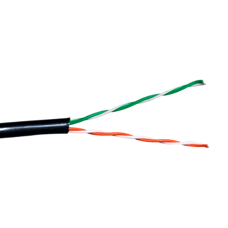 CABO DE CFTV 2 PARES PRETO 305MT 0.51MM INFINITY