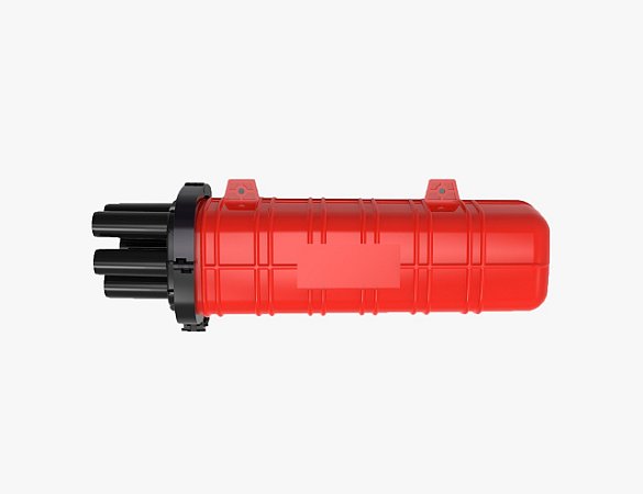 CAIXA DE EMENDA 24/144F SVT VERMELHA FIBERSUL