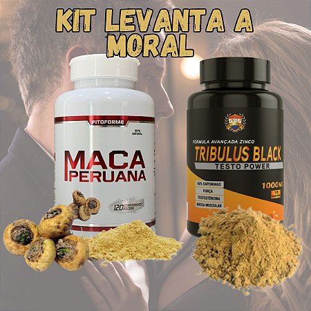 Kit Levanta a Moral Energy Power Maca Peruana +Tribullus