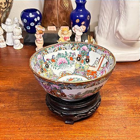 tigela em porcelana chinesa.