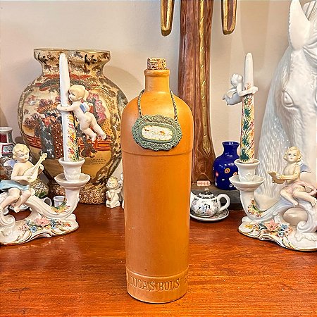 Antiga garrafa em cerâmica Erven Lucas Bols