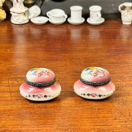 Encantadoras mini caixinhas em porcelana