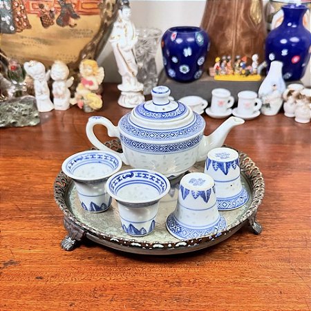 Conjunto em porcelana chinesa