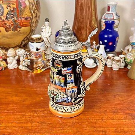 Caneca em cerâmica holandesa Tankard