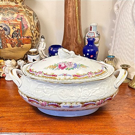 Sopeira em porcelana francesa Limoges, Depos.