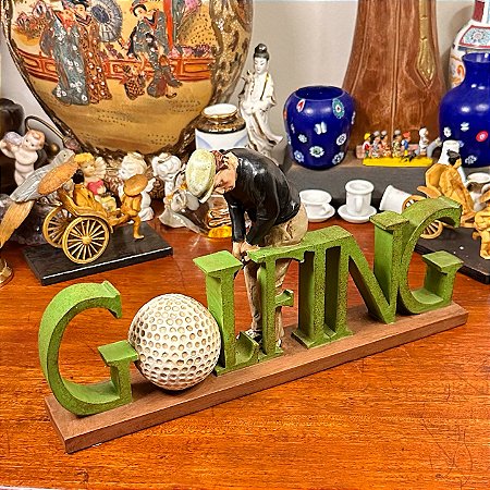 Peça decorativa Golfing