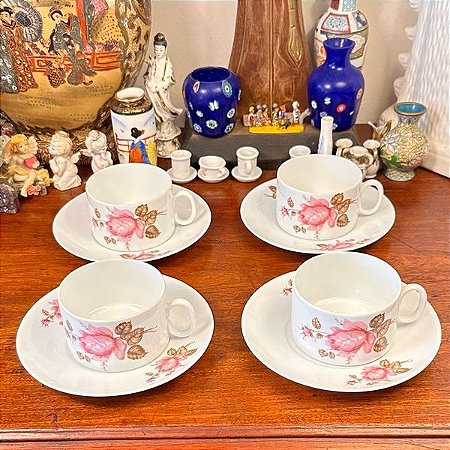 Xícara de chá em porcelana Renner, Medaillon. (Unidade)